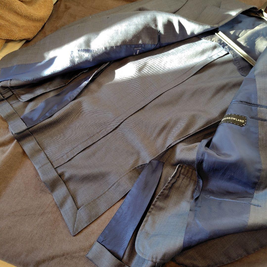 ゼニア トゥモローランド ブルーグレースーツ サイズ46