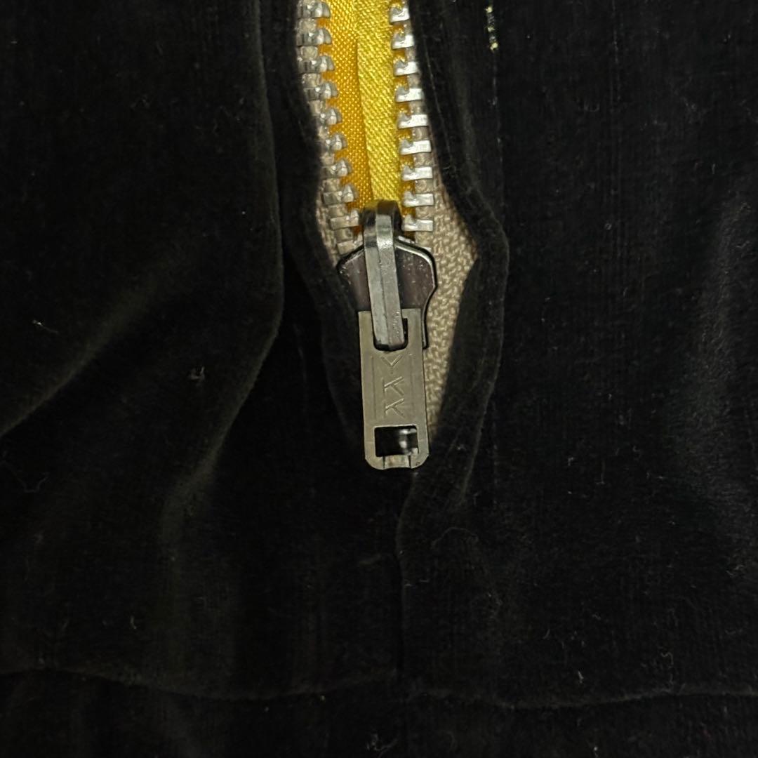 【激レア/美品】キッズ ベロア 別珍 スカジャン 刺繍 リバーシブル 黒 130