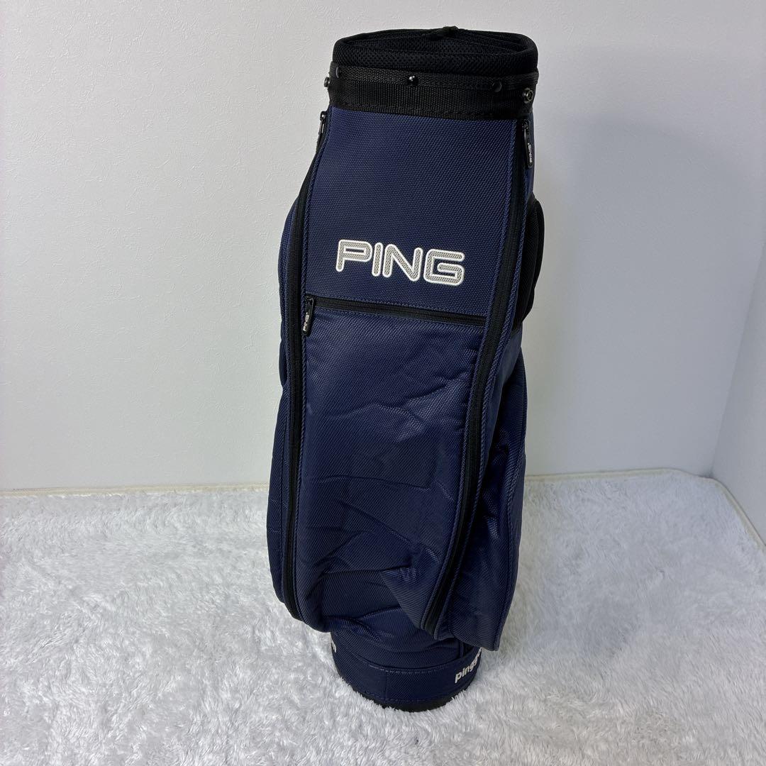 【希少品】 PING ピン キャディバッグ ゴルフ ゴルフバッグ7分割 大容量