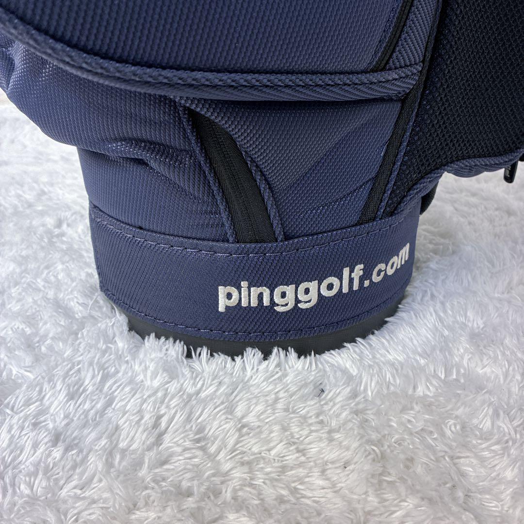 【希少品】 PING ピン キャディバッグ ゴルフ ゴルフバッグ7分割 大容量