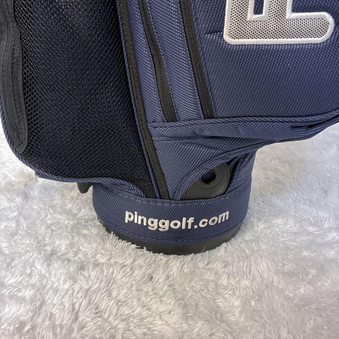 【希少品】 PING ピン キャディバッグ ゴルフ ゴルフバッグ7分割 大容量