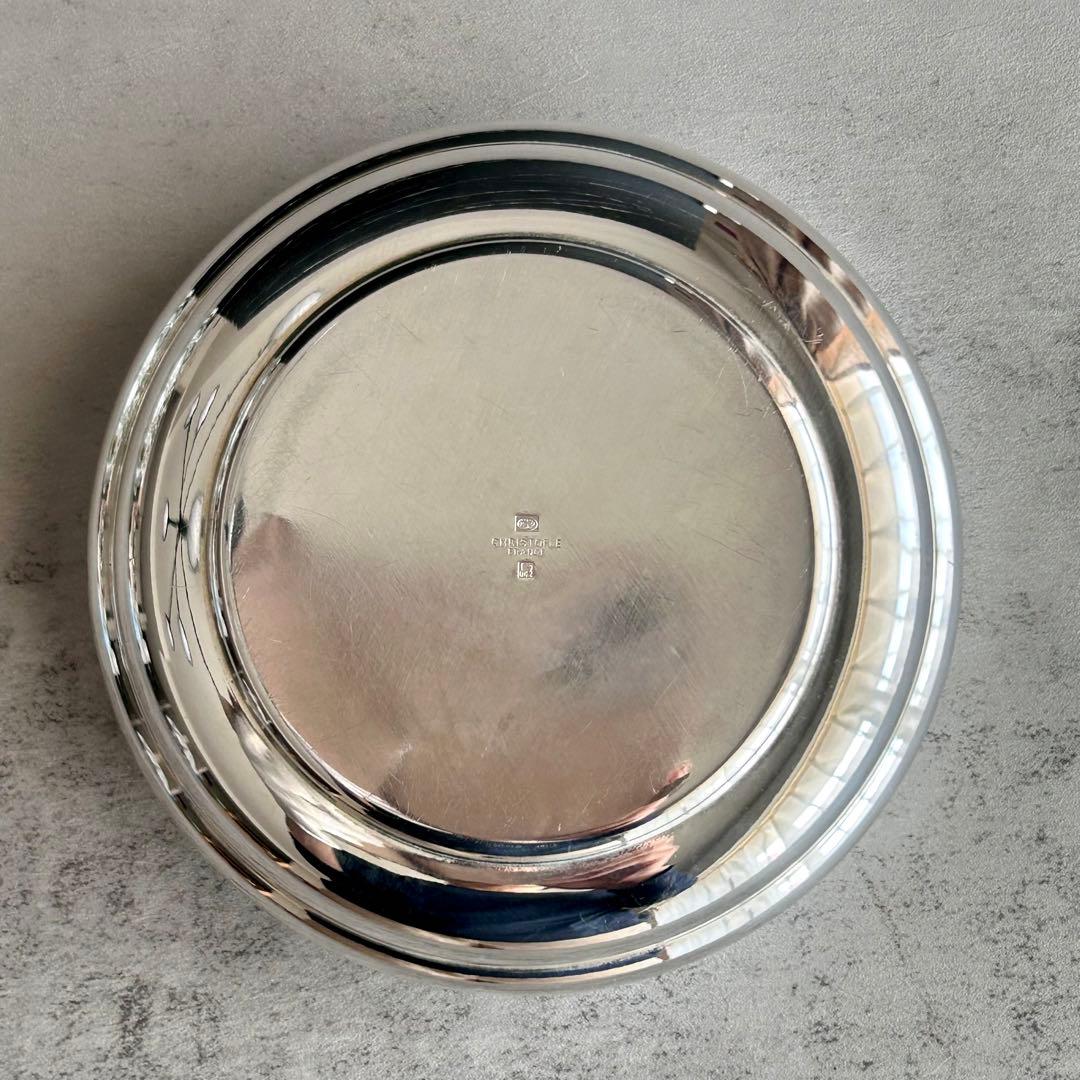 クリストフル＆VMC REIMS  花器　花瓶　フラワーベース　シルバー、ガラス