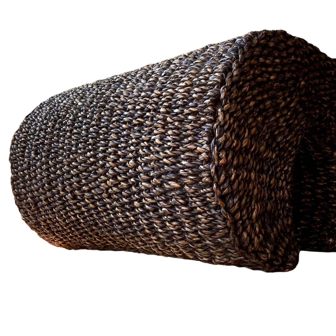 アジアン ウォーターヒヤシンス 1人掛け パーソナルチェア 天然素材 ブラウン