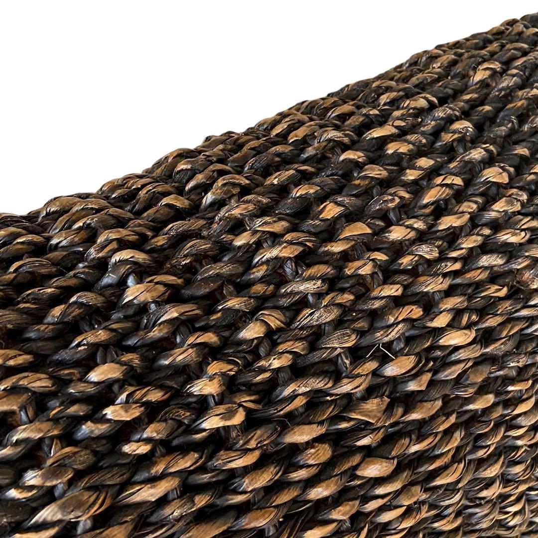 アジアン ウォーターヒヤシンス 1人掛け パーソナルチェア 天然素材 ブラウン