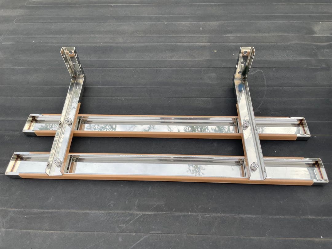 カ*！様 軽トラック 汎用 ステンレス サイドバンパー左右set 鏡面600番