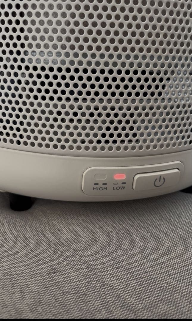 無印良品 丸型ヒーター　白