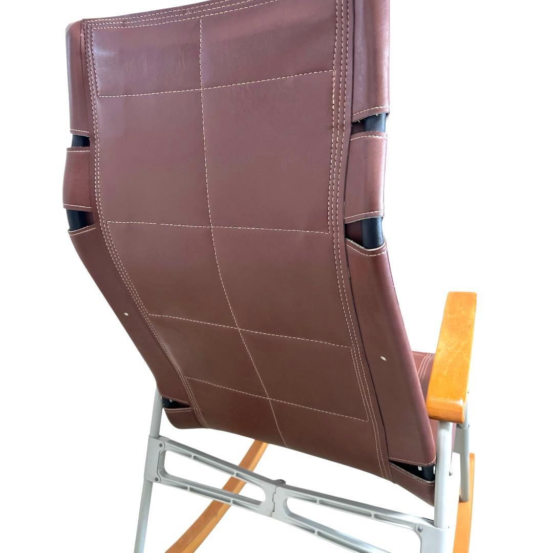 【アンティーク】新居猛 フォールディングロッキングチェア ニーチェア ビンテージ