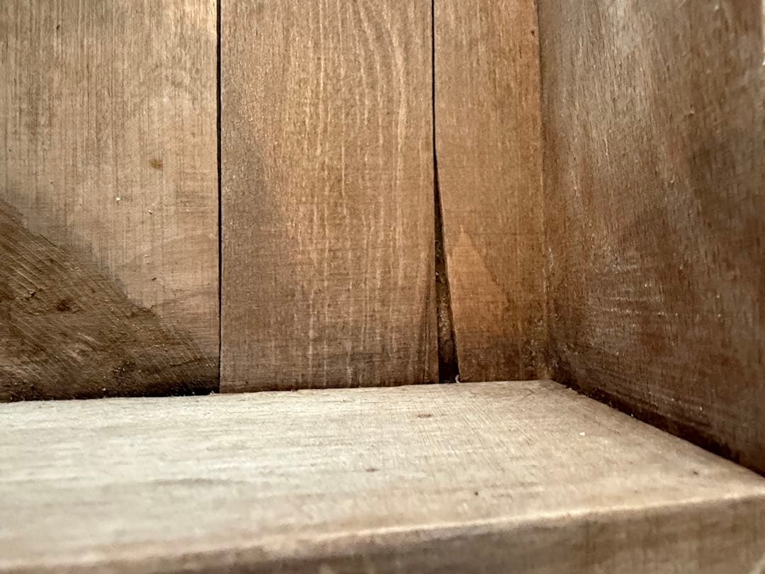 ビンテージ　ドロワー カウンター　コンソール　キッチンテーブル　剥離