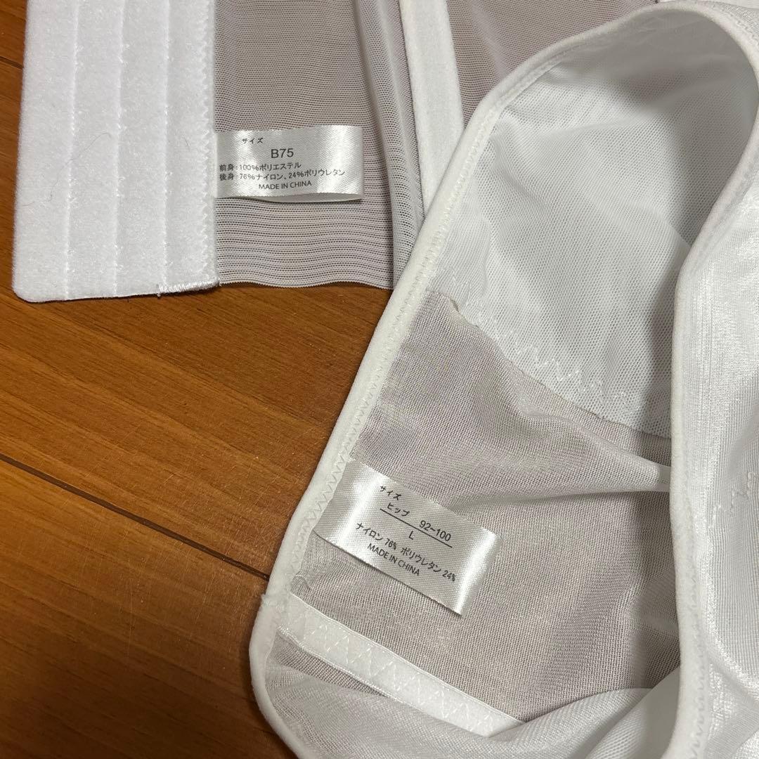 ちーたん　マーメイド　ウェディングドレス　、グローブ　アクセ　4点セット