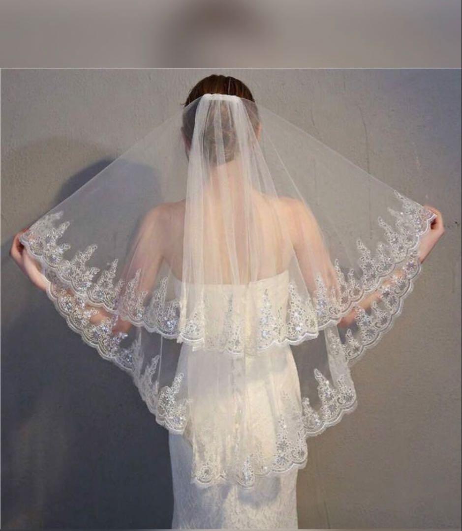 ちーたん　マーメイド　ウェディングドレス　、グローブ　アクセ　4点セット