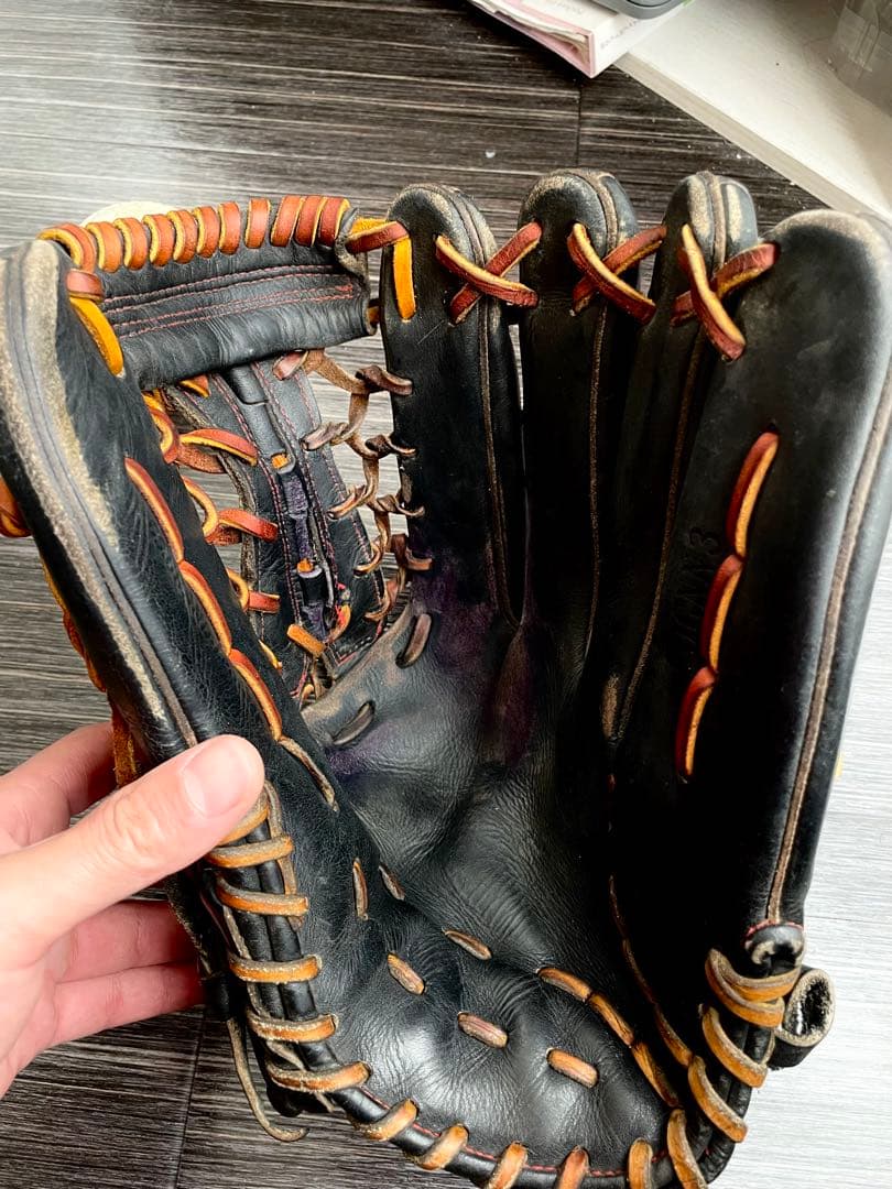 甲子園使用グローブ アシックス　asics 硬式グローブ ゴールドステージ