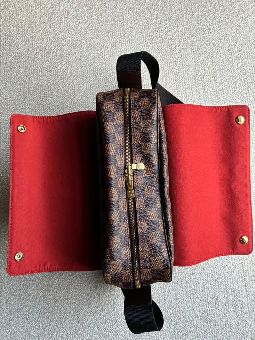 ルイヴィトン　ナヴィグリオ　N45255 ダミエパターン ショルダーバッグ