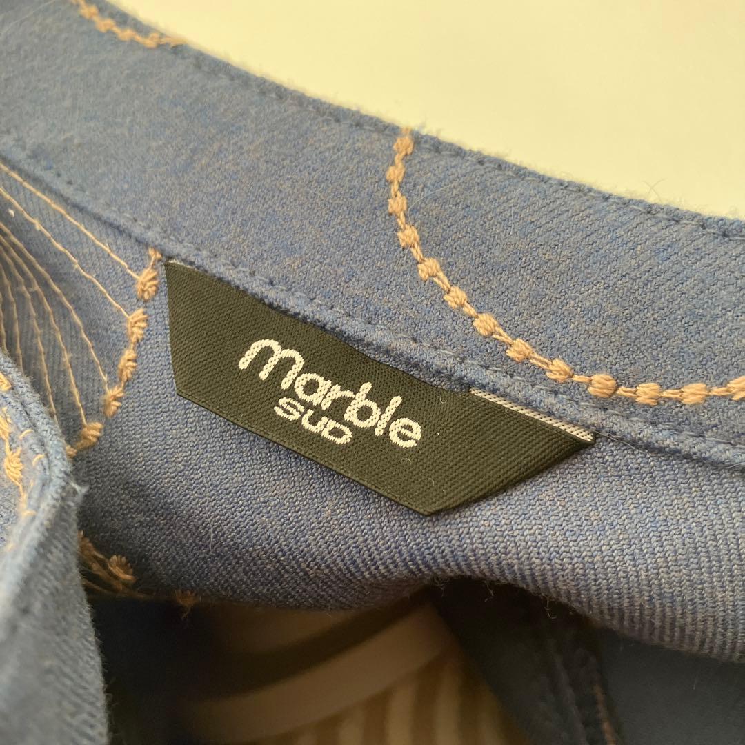 週末セール【マーブルシュッド】2024 EMB geme ちょうちょ刺繍　秋冬