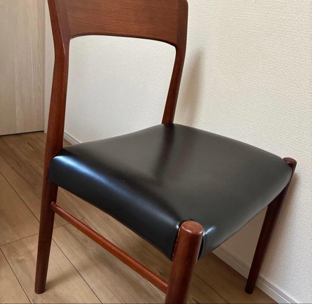 北欧ヴィンテージ デンマーク ダイニングチェア チーク