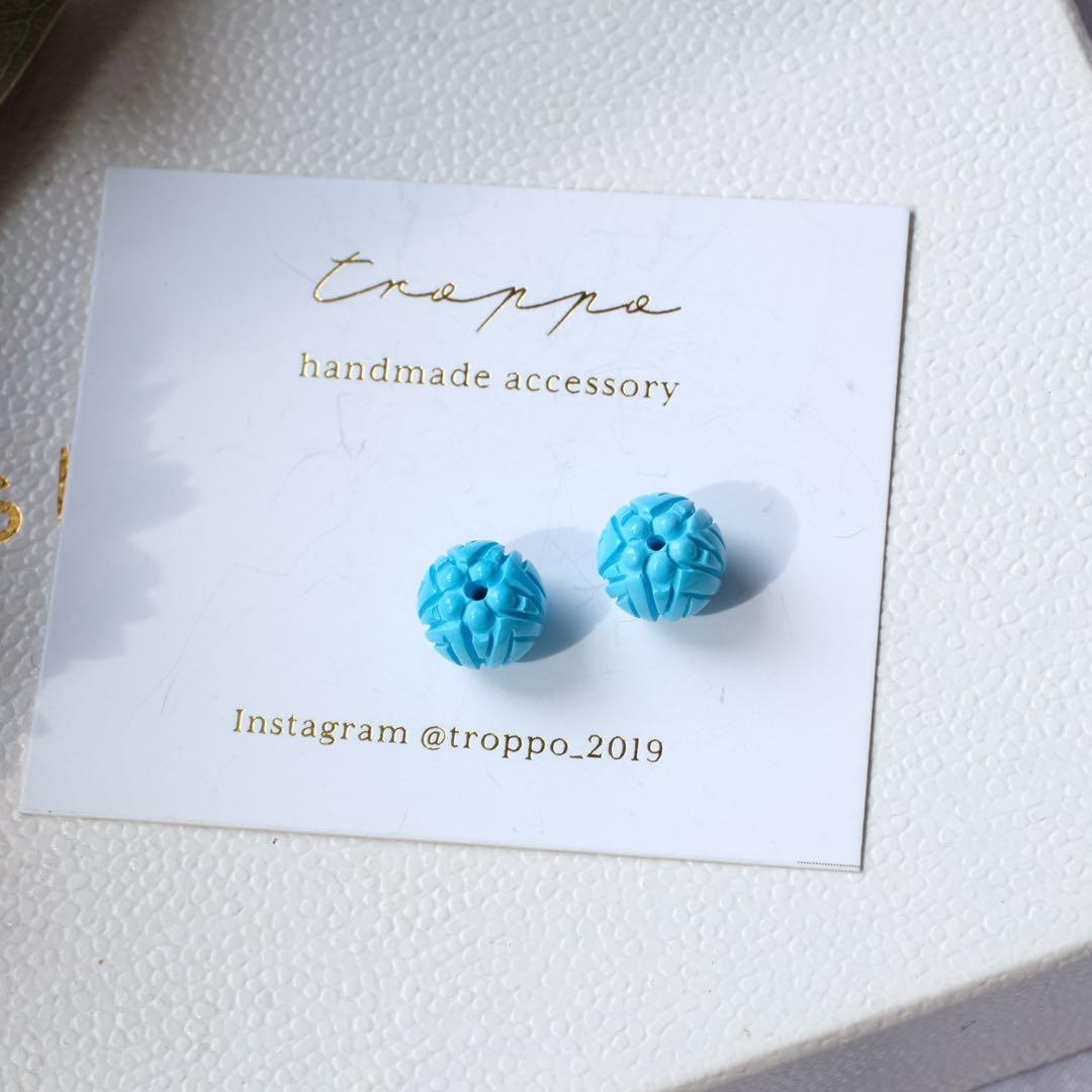 Kaya♦︎14kgfピーチオレンジドラゴンスケールカービングネックレス