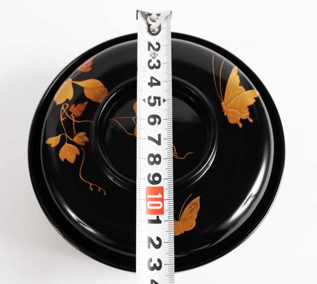 木製漆器 花蝶蒔絵 吸物椀 五客 漆芸③