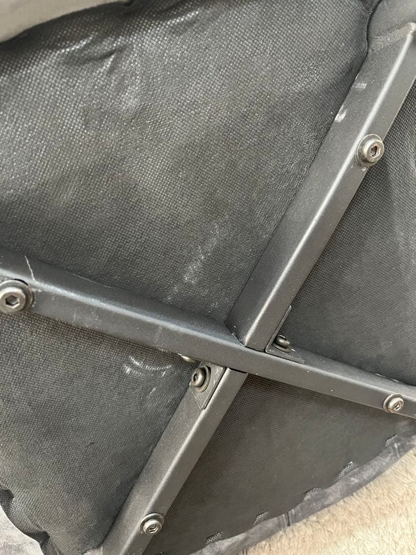 ベロア調 ダイニングチェア ダークグレー