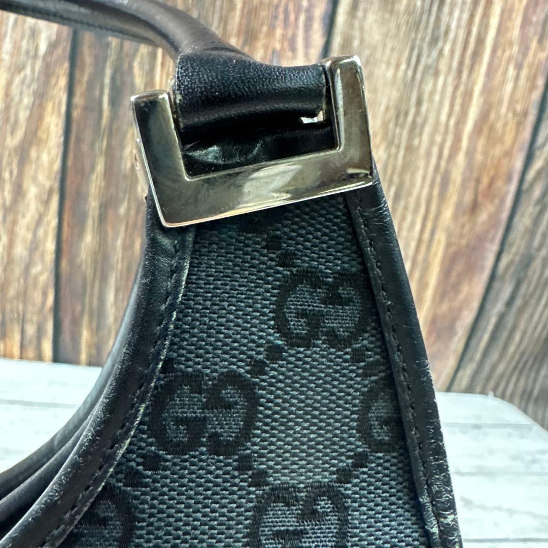 GUCCI グッチ ジャッキーライン GGキャンバス ハンドバッグ