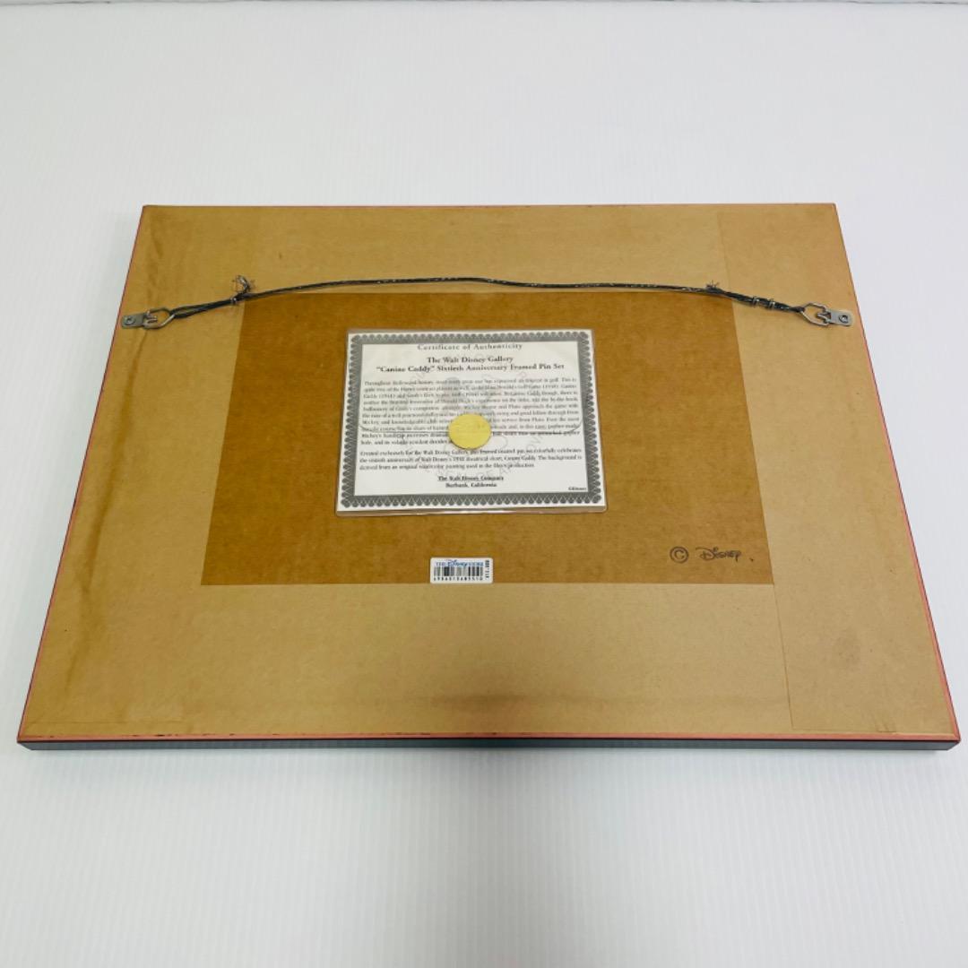 希少品 ミッキーのゴルフ Canine Caddy 60周年 セル画 ピンバッジ