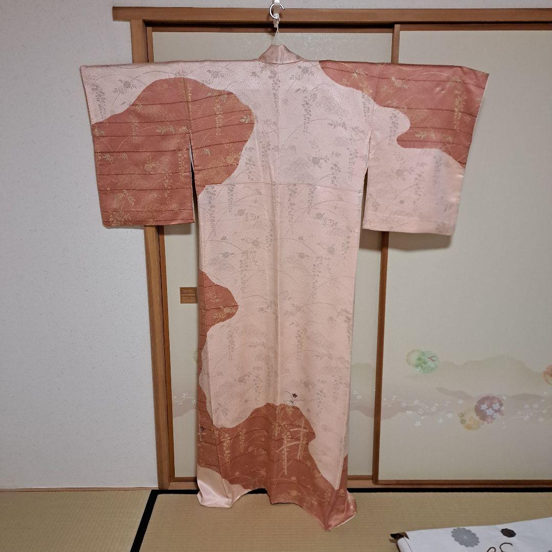 mac!　訪問着フルセット+正絹長襦袢　パールトーン加工