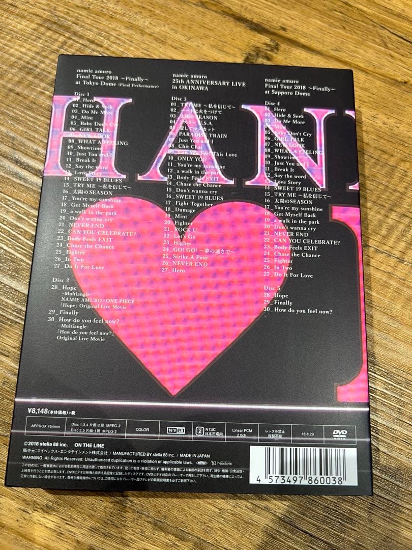 安室奈美恵グッズまとめ売り Final Space DVD 5枚セットと写真集