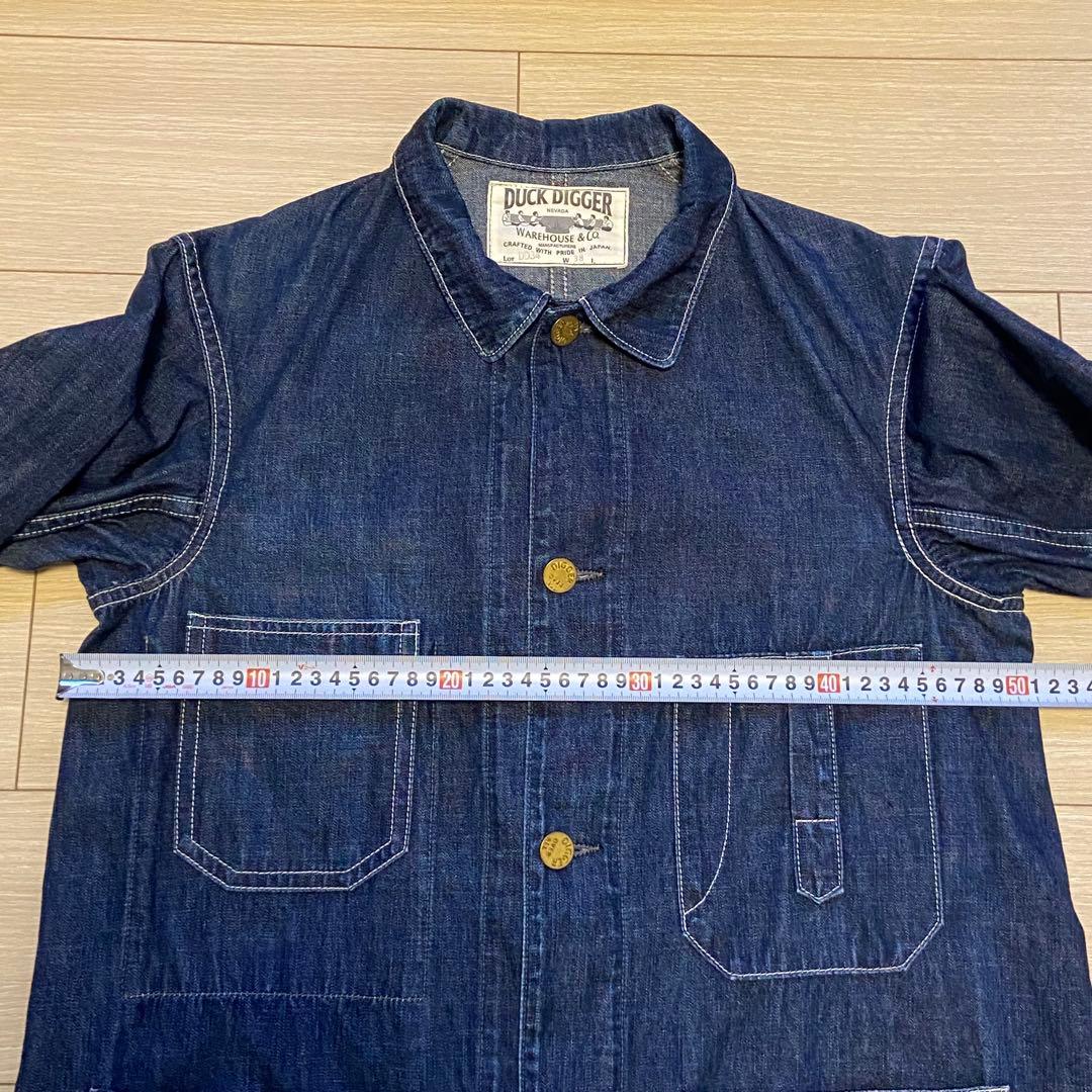 WAREHOUSE DUCK DIGGER デニムカバーオール 38