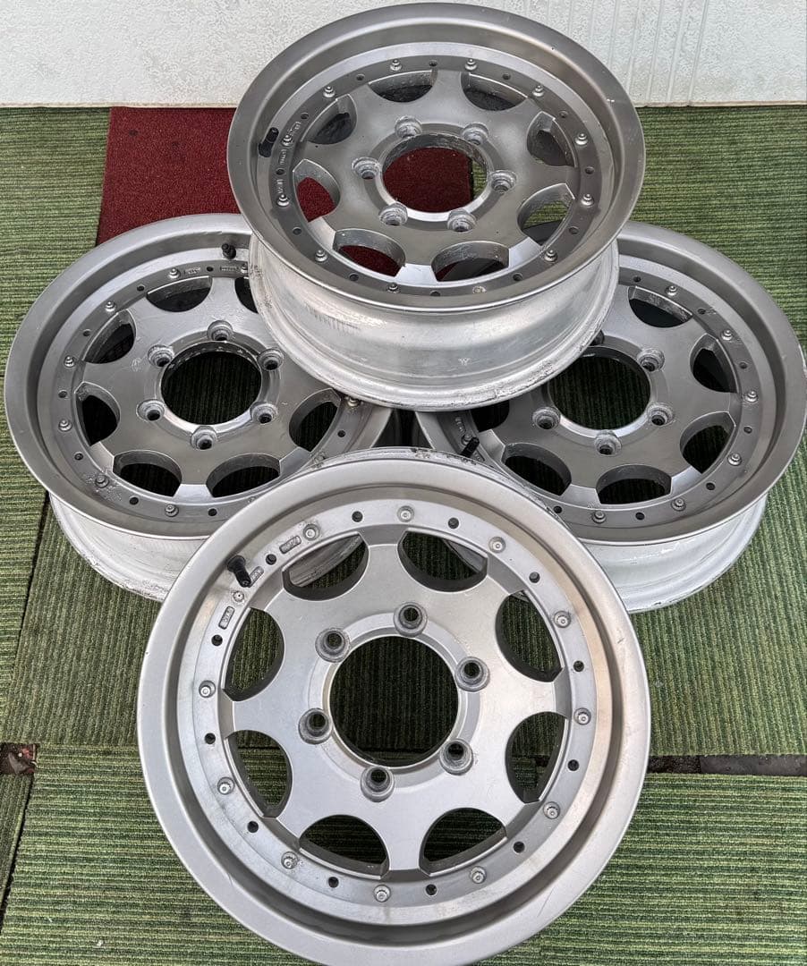 ハイエース社外アルミホイール15インチ6J インセット22 6穴 PCD139.