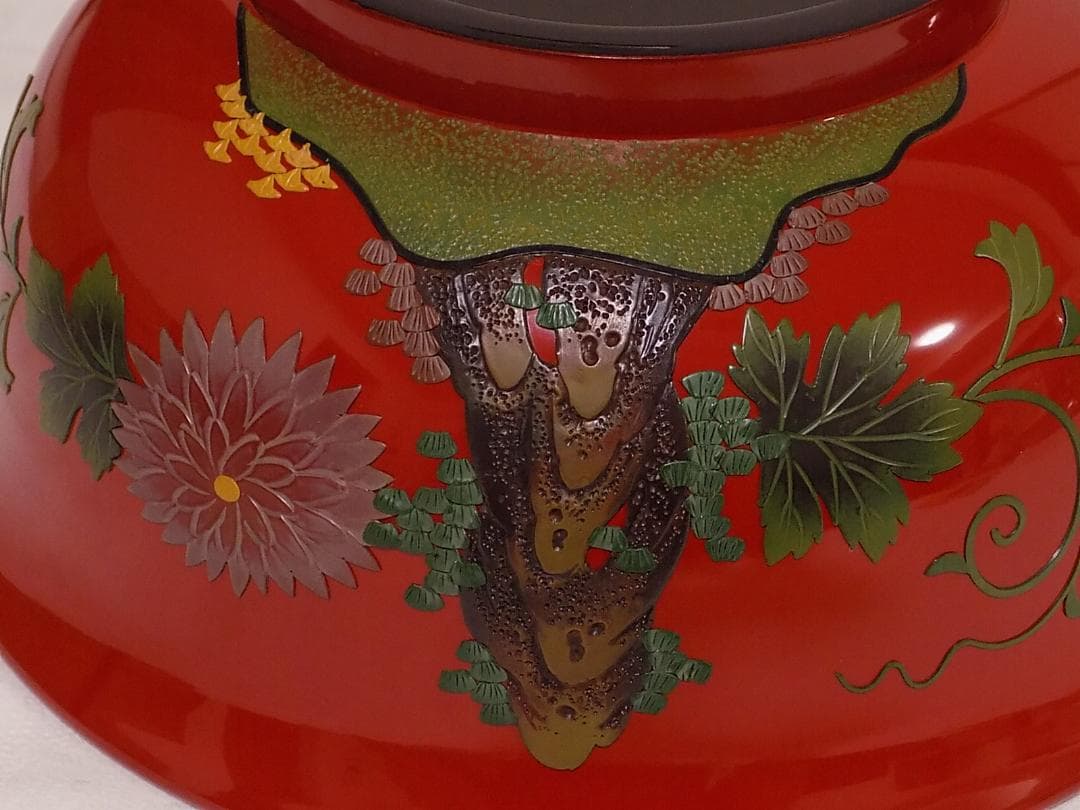 べんぼう 沖縄 琉球漆器 堆錦大椀 新品未使用