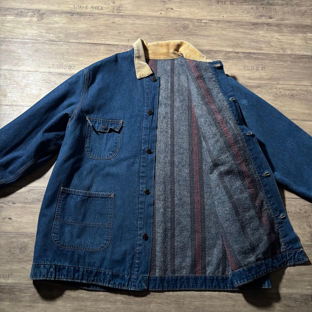 80s90sシアーズSears ROEBUCKSデニムカバーオールビンテージ古着