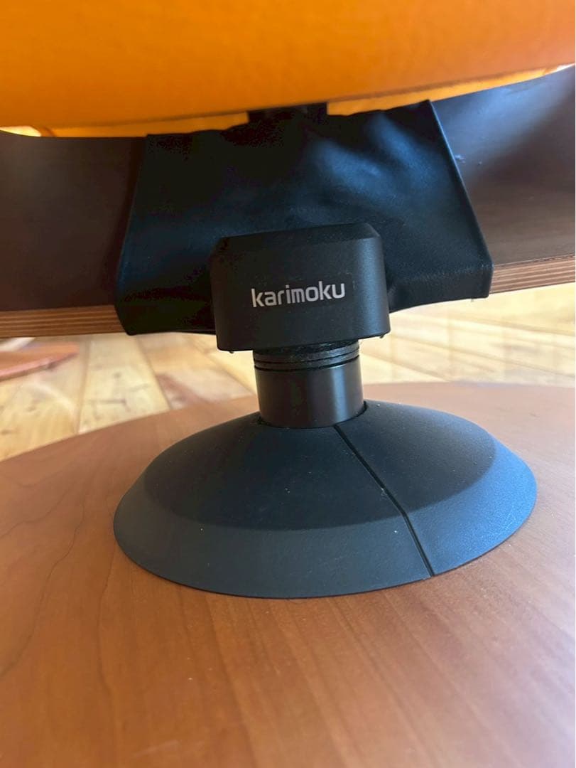 【美品】カリモク 1人 シングルソファー オットマン付き　ザファースト