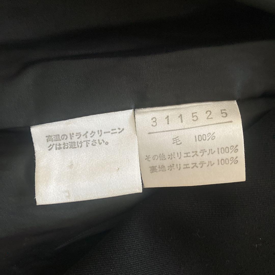 アルベロベロ テーラードジャケット 千鳥格子 刺繍 ハート アシンメトリー 黒