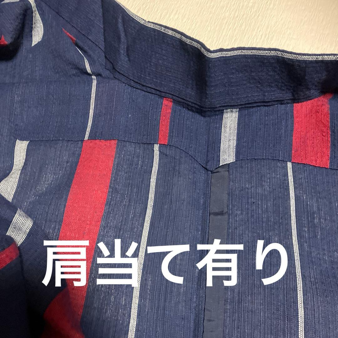 しじら　阿波しじら　しじら織　浴衣　夏着物　洗える着物　単衣　着丈155 裄67