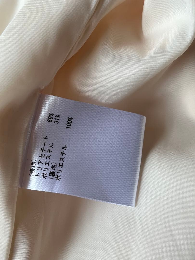 新品タグ付グレースコンチネンタル　ノーカラージャケット　日本製　ラメジョーゼット