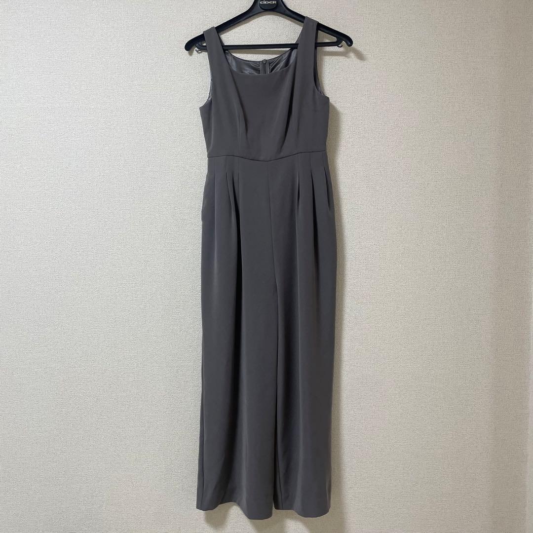 ANDRESD nianaスウェルペプラムセットアップパンツドレス グレー M