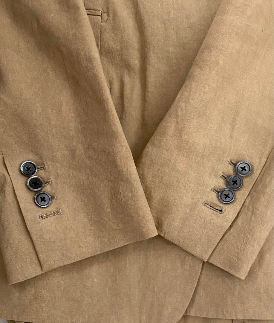 トゥモローランド　TOMORROWLAND ストレッチリネンセットアップスーツ