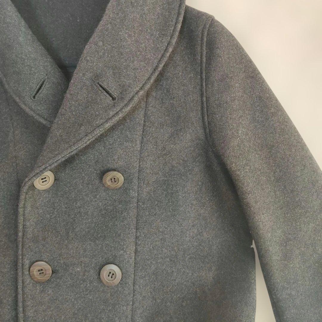 美品✨ ダッパーズ マッキーノコート ショールカラー ウール グレー