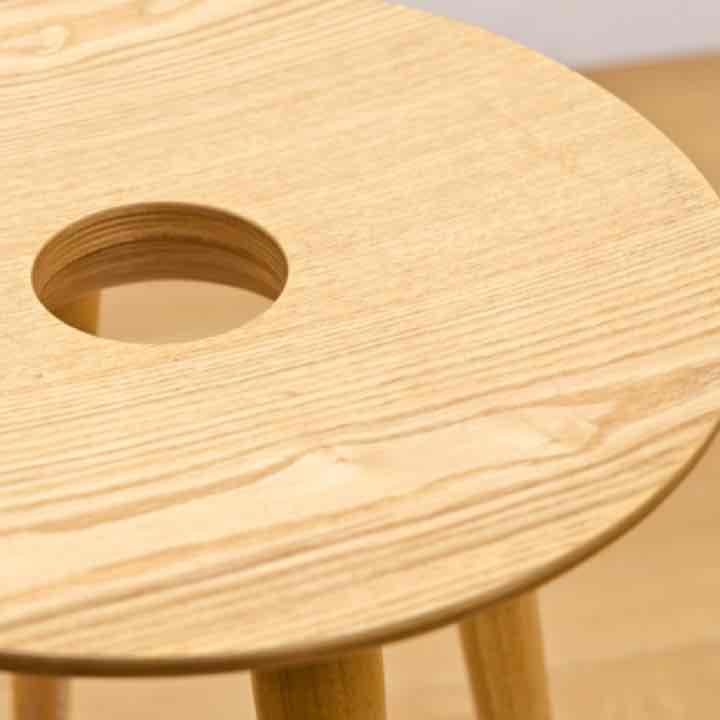 ☆定価36504円☆BAGLE　バースツール　座面木製　NA/WAL