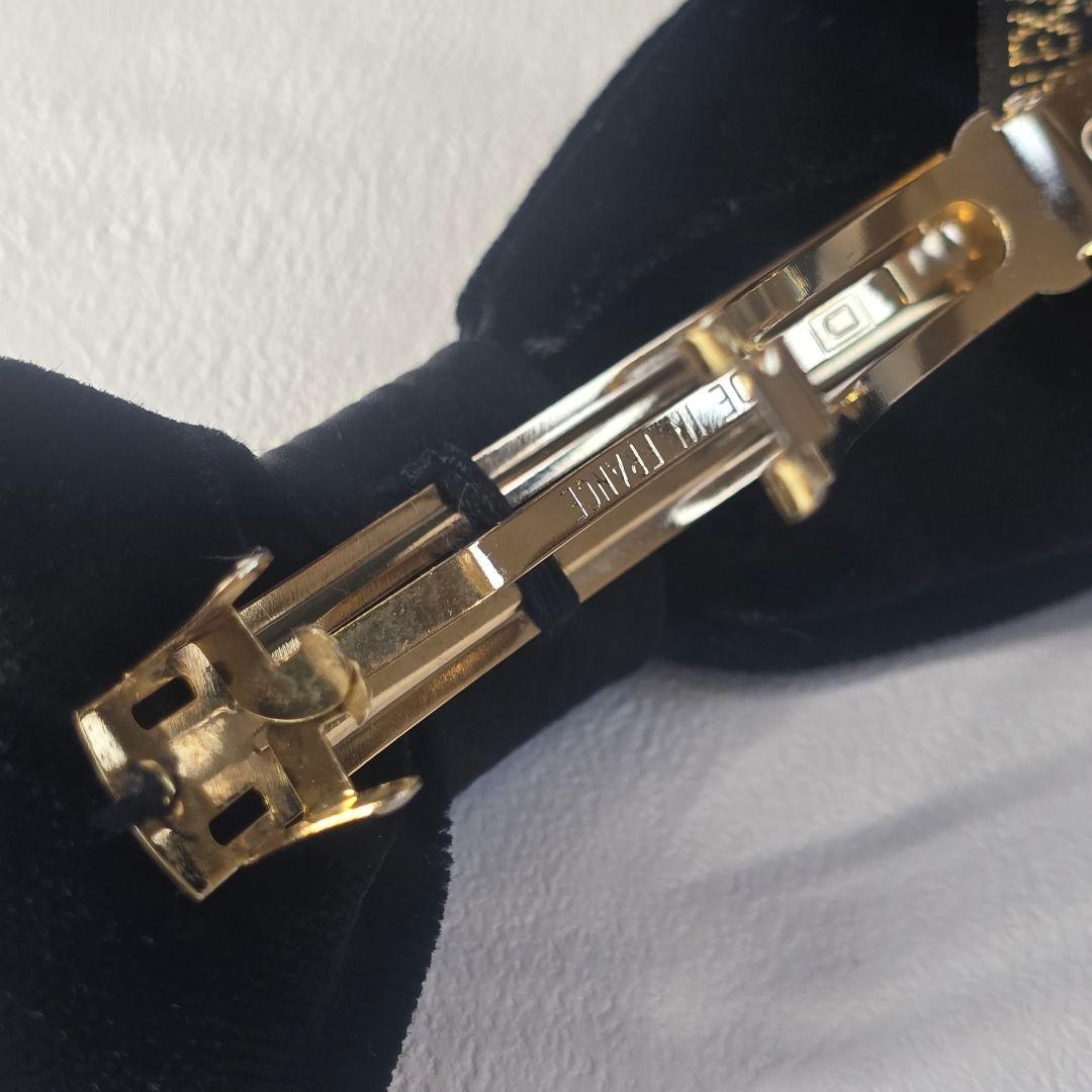 ALEXANDRE DE PARIS　かわいいリボンバレッタ　ブラック