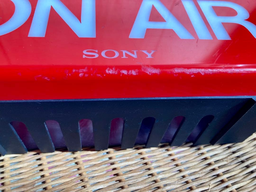 希少 SONY ソニー　スタジオ ON AIR ライト 非売品　レトロ
