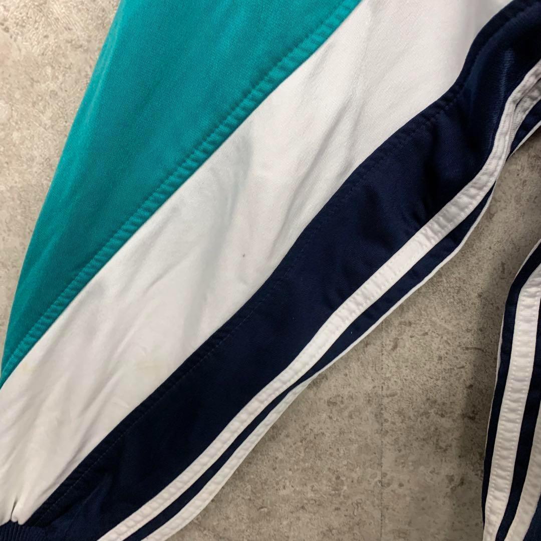 【レアL☆EU輸入90s】アディダス トレフォイル両面刺繍トラックジャケット