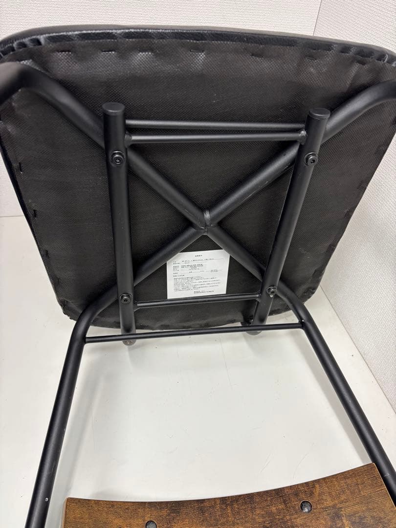 ニトリ NITORI ダイニングチェア 2脚セット DC STAIN MBR