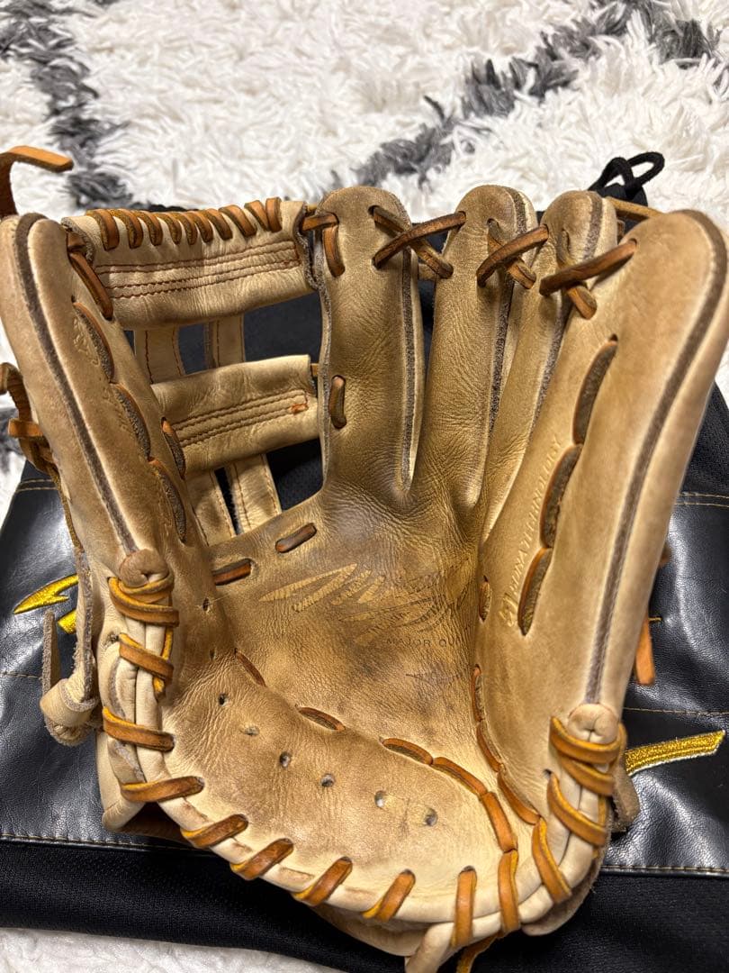 Mizuno Pro キャメル　軟式グローブ　内野