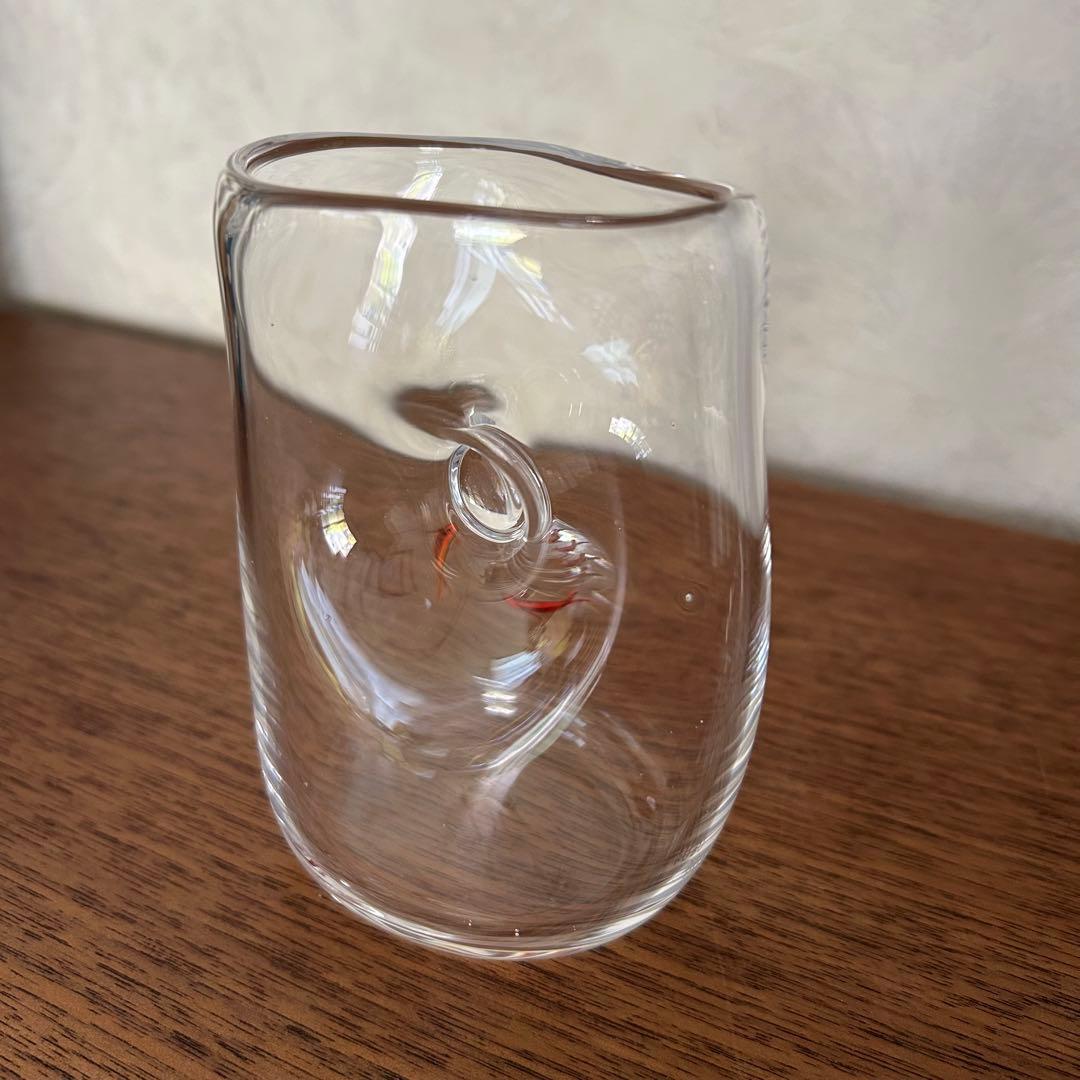 【美品・レア】久保裕子作品　【魚も水も楽しむ花器】(小)