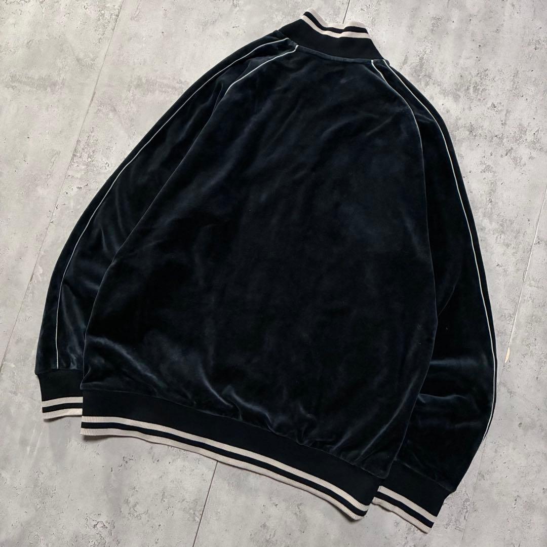 古着 PUMA セットアップ ジャージ ベロアトラックジャケット L〜XL 黒