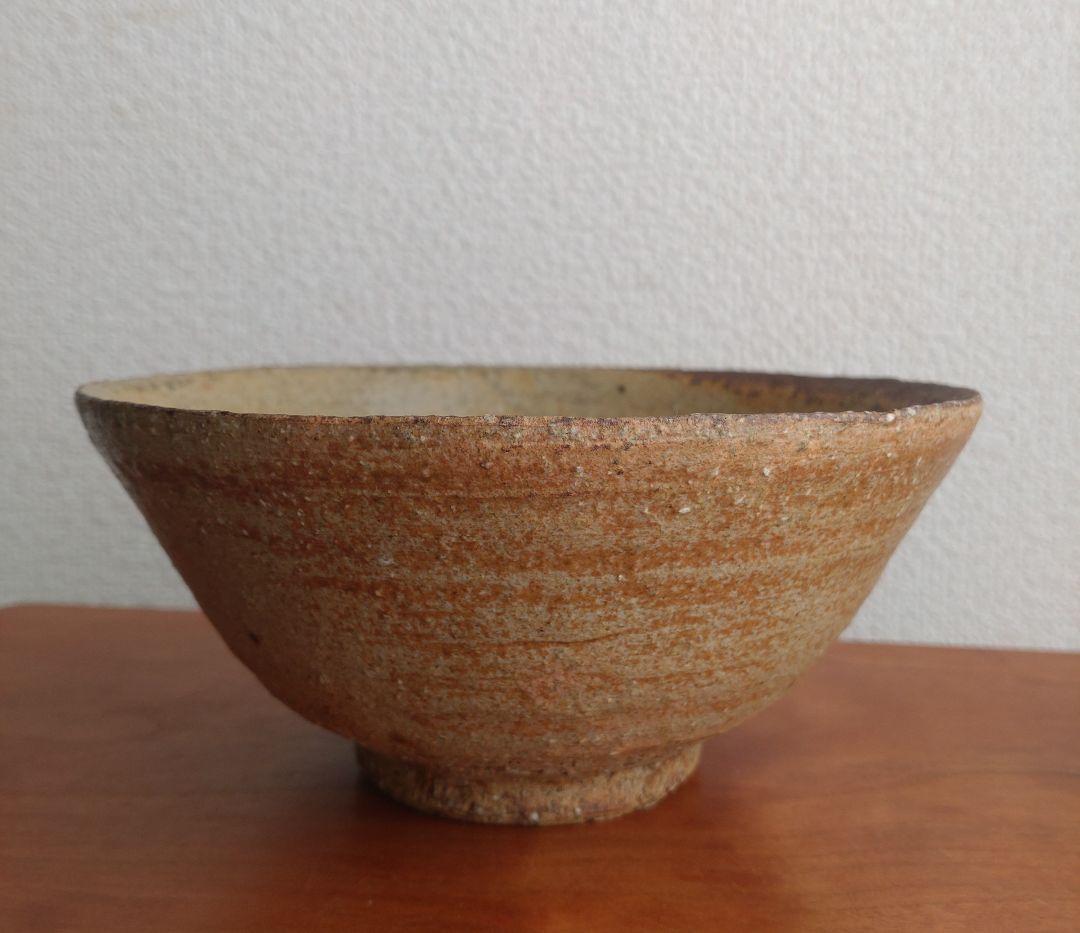 矢野直人　伊羅保茶碗「銘：山風」　唐津　殿山窯　桃山陶