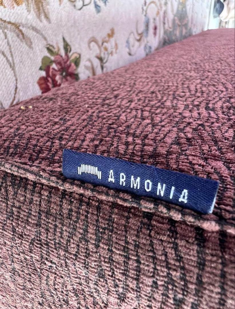 ダークブラウンクリーム色ソファセット Aromania+ ブラウン フワフワラグ