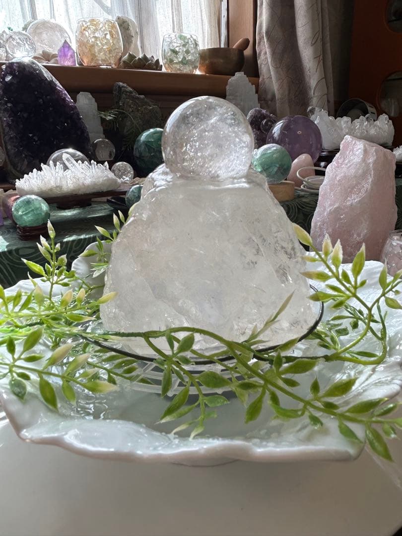 ✨破格✨絶品‼️水晶☆噴水☆天然石⭐︎ファウンテン☆秘蔵品⭐︎1321g