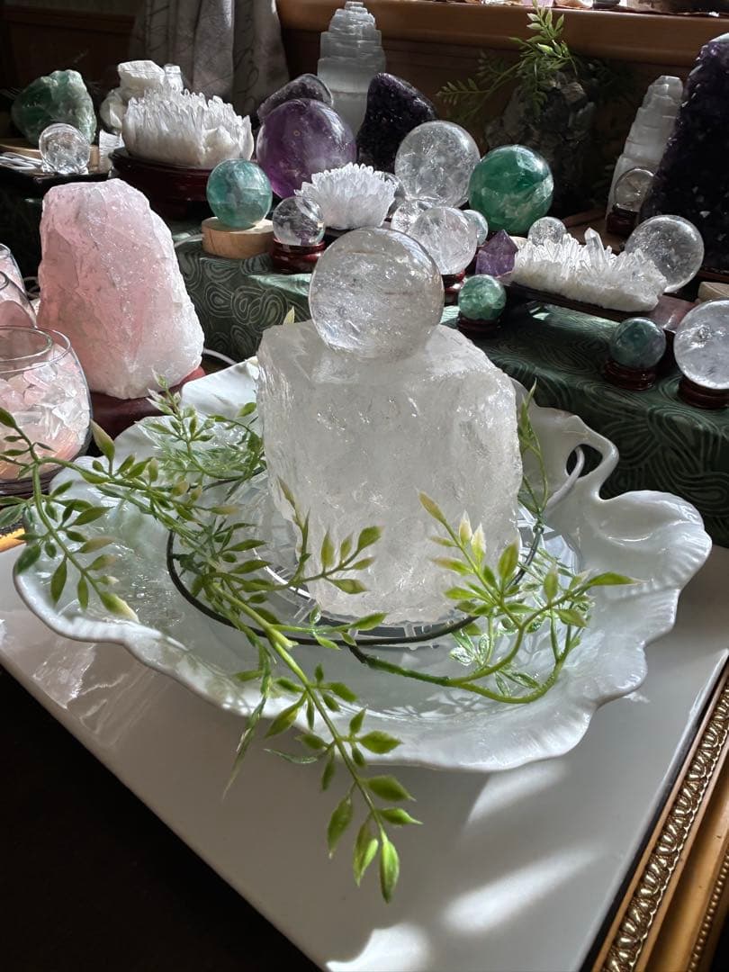 ✨破格✨絶品‼️水晶☆噴水☆天然石⭐︎ファウンテン☆秘蔵品⭐︎1321g