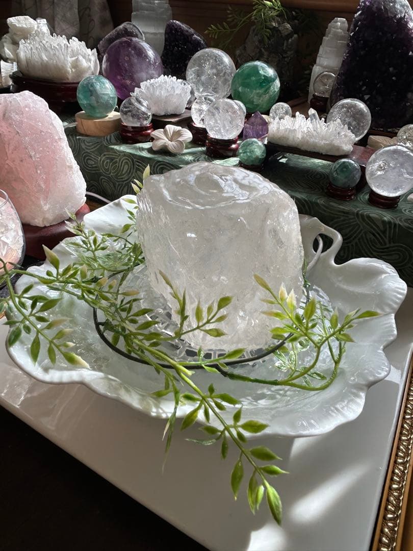 ✨破格✨絶品‼️水晶☆噴水☆天然石⭐︎ファウンテン☆秘蔵品⭐︎1321g