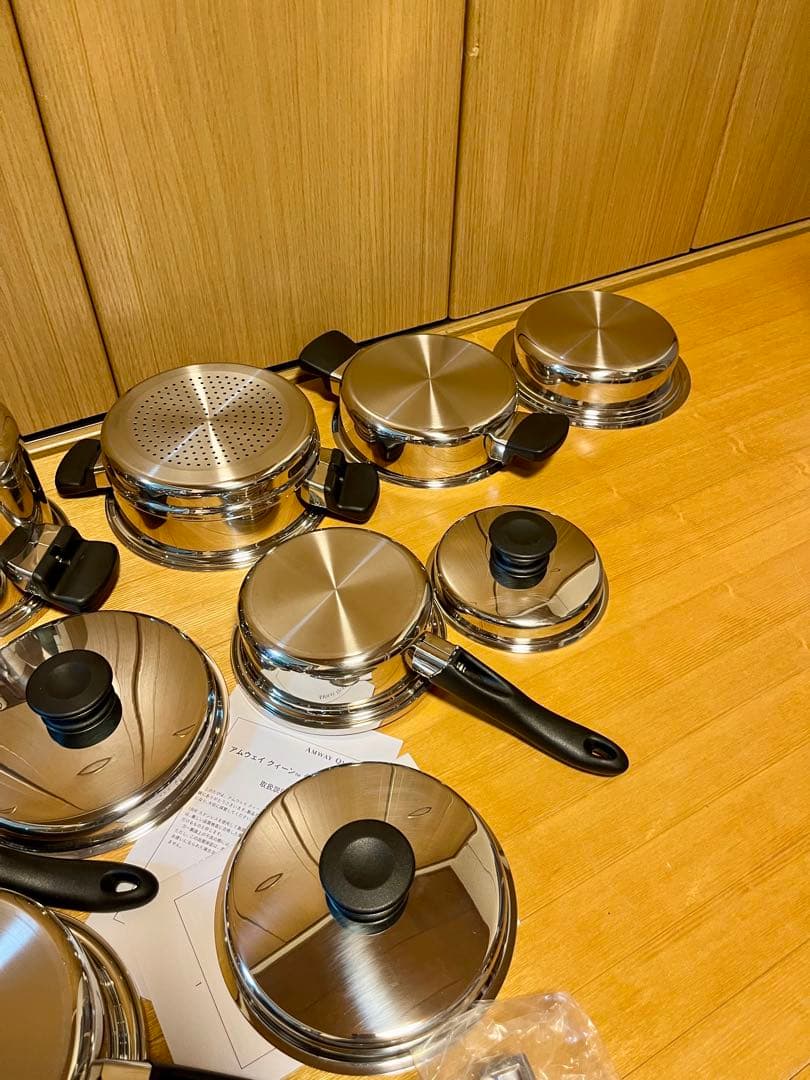 【極美品】アムウェイ クイーンクックウェア 24ピースセット